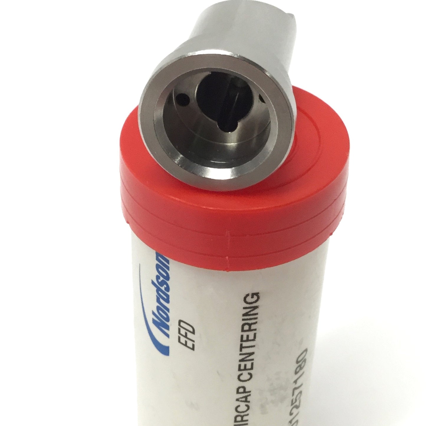 New – Open box Nordson 7029609 MicroSpray Dispensing Valve Centering Fan Air Cap Nozzle Tip
