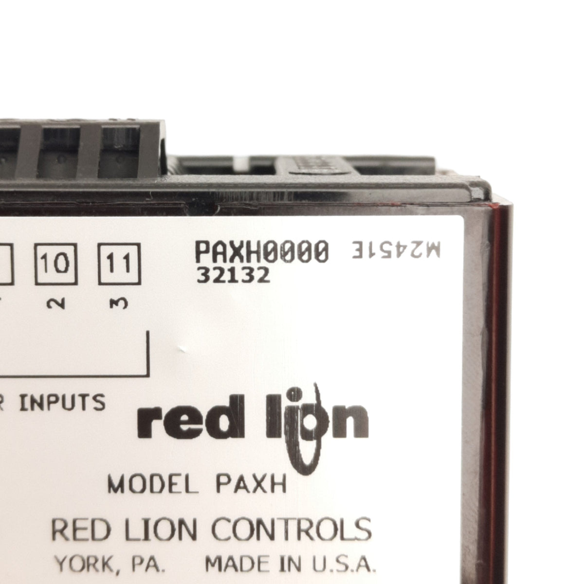 Used Red Lion Controls PAXH0000 Panel Meter, 85-250VAC Supply, AC Volt/Current Input