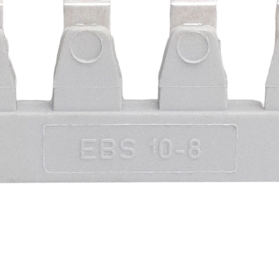 New Lot of 7 Phoenix Contact 3118135 Insertion Bridge, 10-Pos, 8mm Pitch, Gray