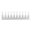 New Lot of 7 Phoenix Contact 3118135 Insertion Bridge, 10-Pos, 8mm Pitch, Gray