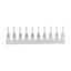 New Lot of 7 Phoenix Contact 3118135 Insertion Bridge, 10-Pos, 8mm Pitch, Gray