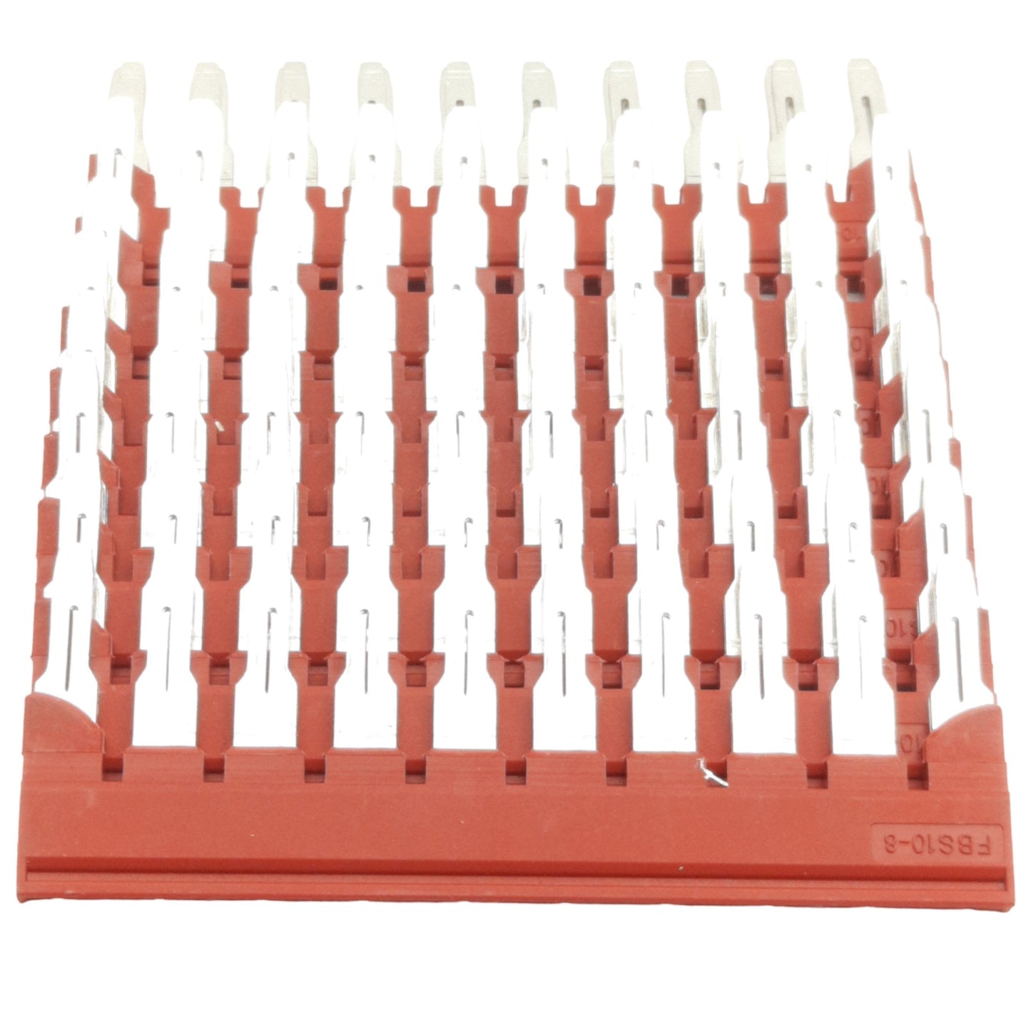 New Lot of 8 Phoenix Contact 3030323 Plug-In Bridge, 10-Pos, 8.2mm Pitch, 29.6mm L