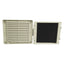 Used Hoffman TEP4 Exhaust Grille, 7.37" x 6.29" x 1.4", 55 CFM, Nominal Size 4