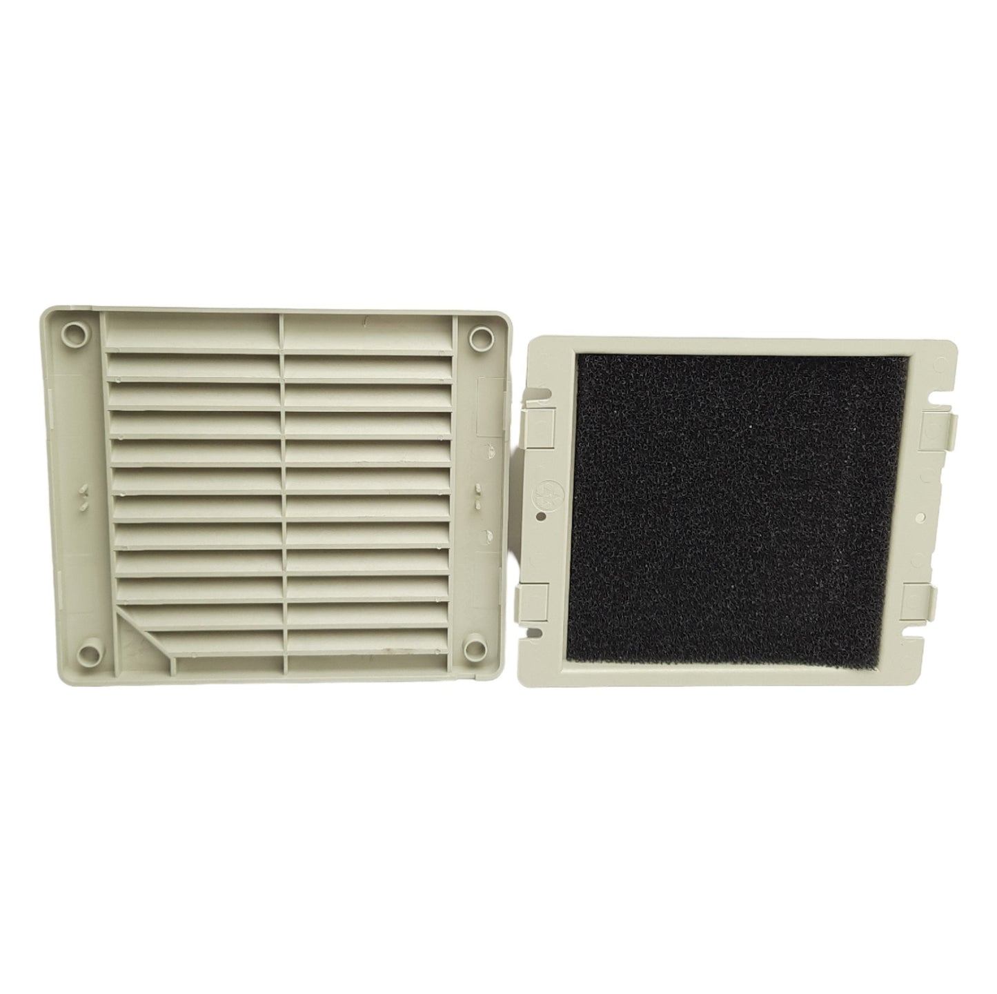 Used Hoffman TEP4 Exhaust Grille, 7.37" x 6.29" x 1.4", 55 CFM, Nominal Size 4