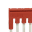 New Lot of 12 Phoenix Contact 3030158 Plug-In Bridge, 10-Pos, 4.2mm Pitch, Red