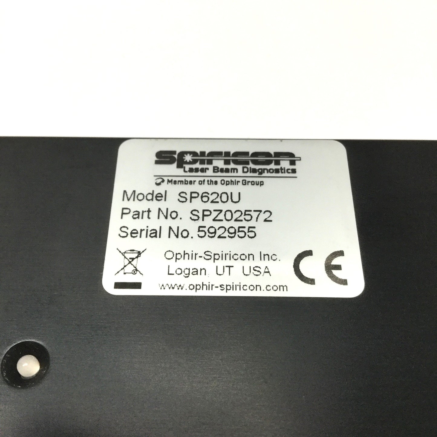 Used Spiricon SP620U Laser Beam Analyzer Profiler USB CCD Camera 190-1100nm 1600x1200