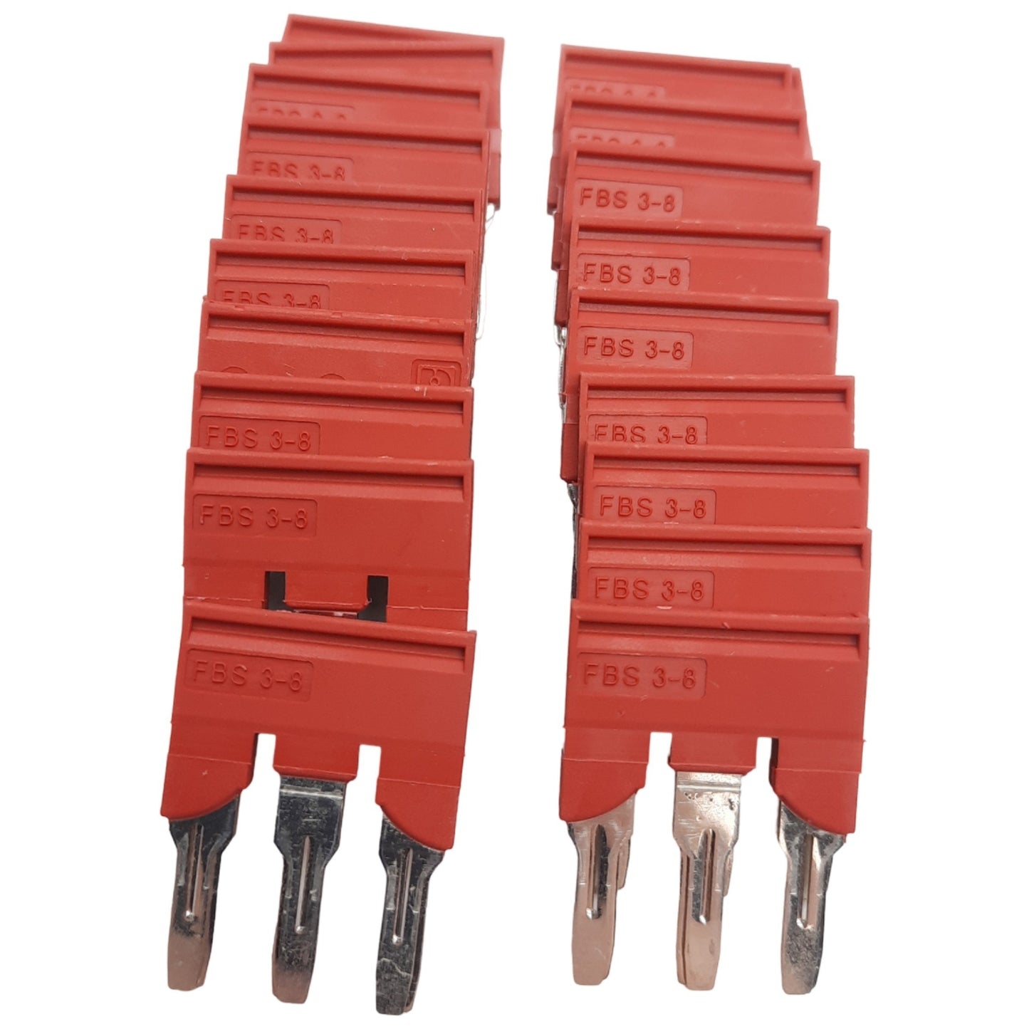 New Lot of 20 Phoenix Contact 3030297 Plug-In Bridge, 3-Pos, 8.2mm Pitch, 29.6mm L