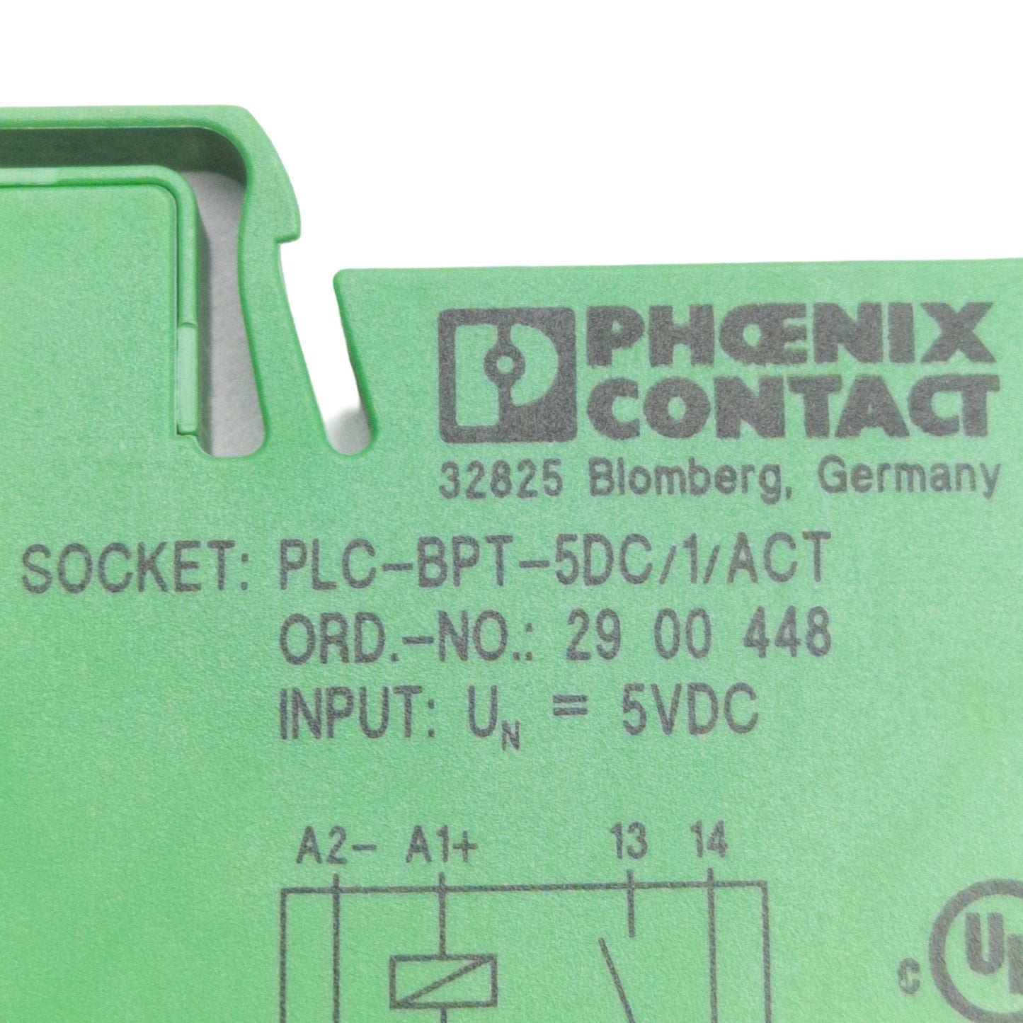 New Phoenix Contact 2900375 Solid-State Relay Module, 1 N.O., In 5VDC Out 3-33VDC 3A