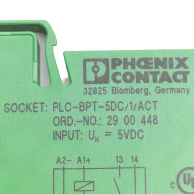 New Phoenix Contact 2900375 Solid-State Relay Module, 1 N.O., In 5VDC Out 3-33VDC 3A