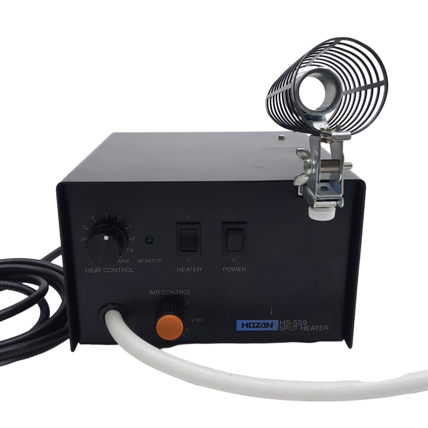 Used Hozan HS-559 SMD Spot Heater w/ Gun, 220~540°C, 10L/min, 120VAC Supply