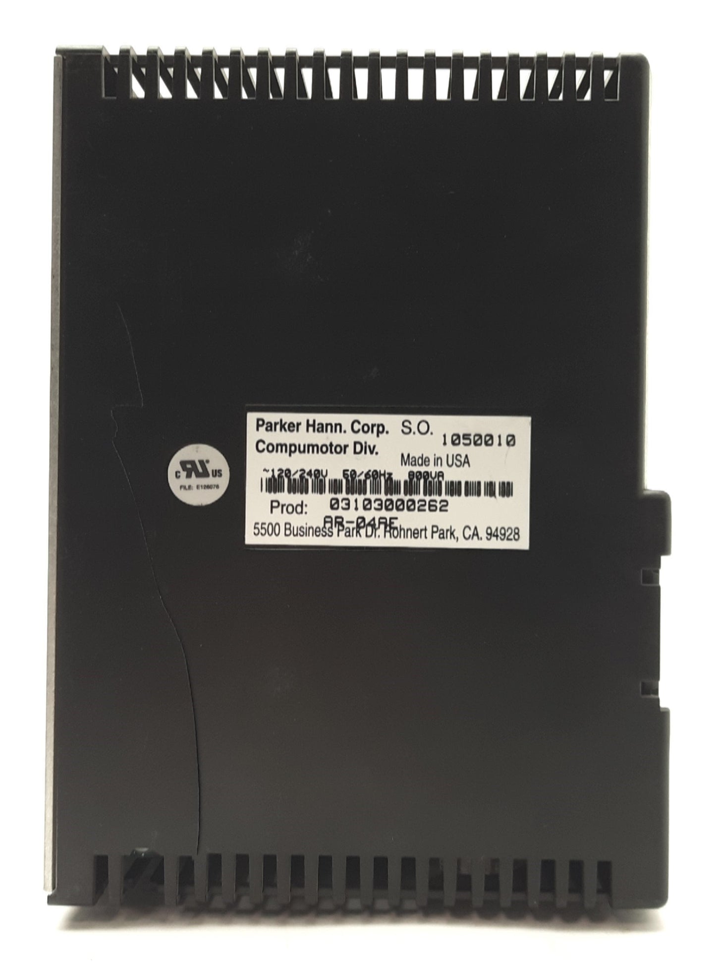 Used Parker AR-04AE Aries Single Axis Servo Drive 170/340VDC 400W 3.2A *Cracked Case*