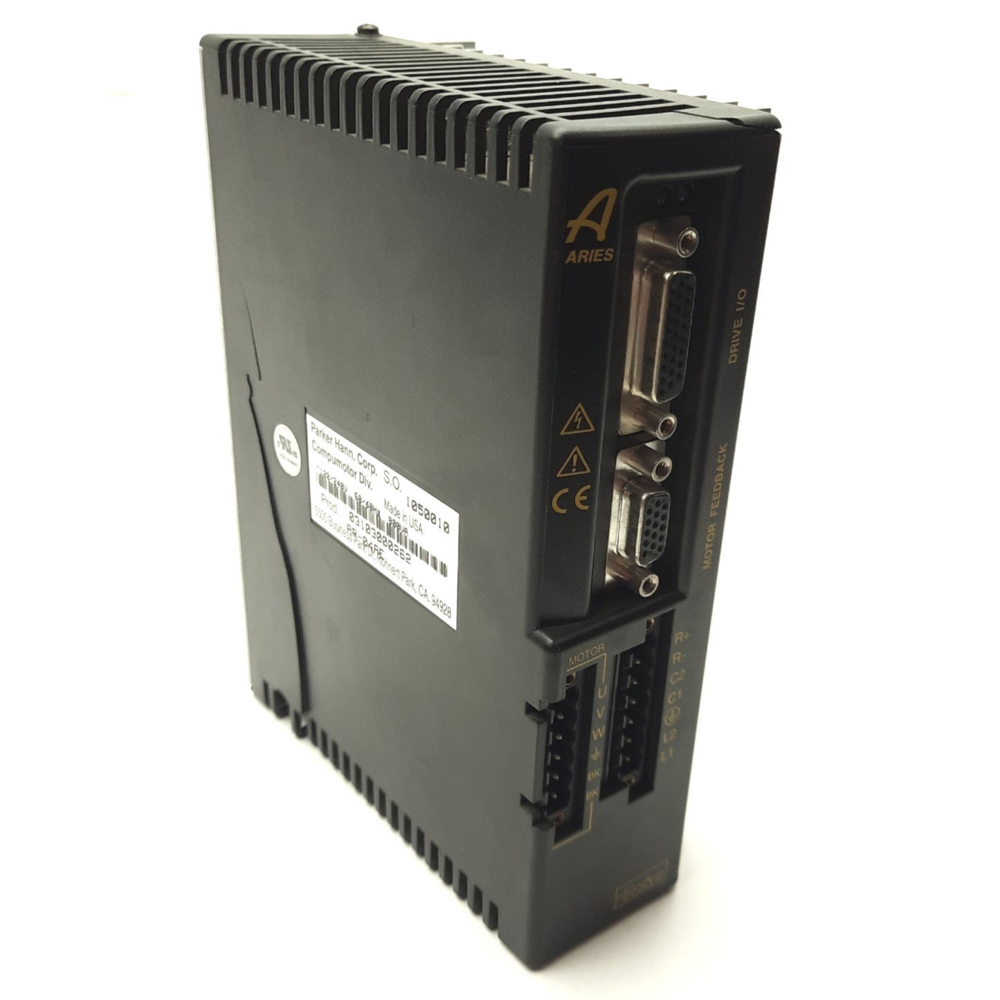 Used Parker AR-04AE Aries Single Axis Servo Drive 170/340VDC 400W 3.2A *Cracked Case*