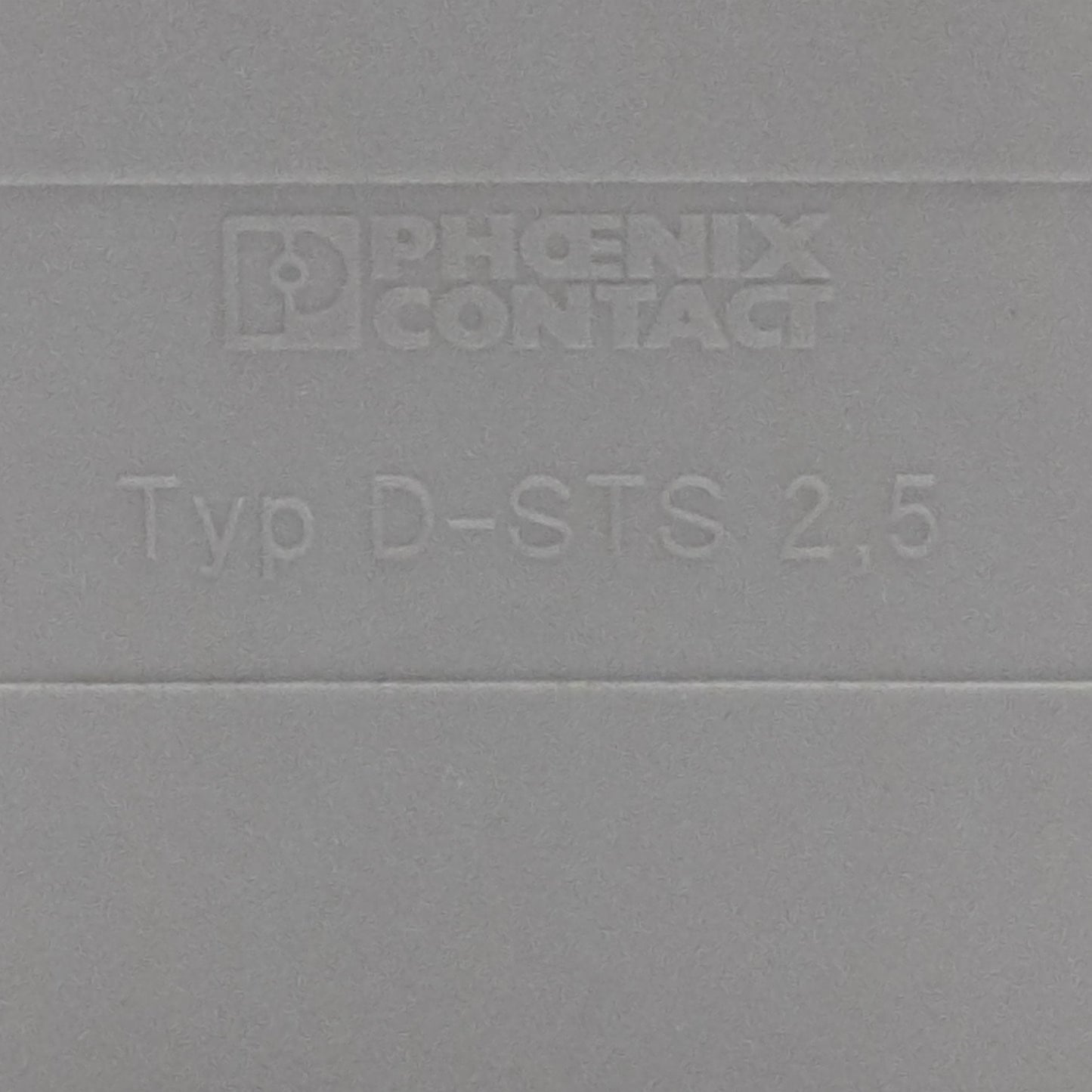 New Lot of 31 Phoenix Contact 3031762 End Cover, Gray, 43mm L x 2.2mm W x 51mm H