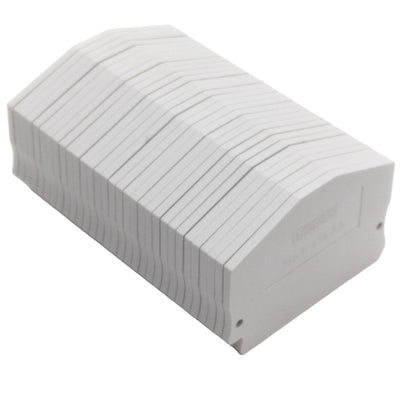 New Lot of 31 Phoenix Contact 3031762 End Cover, Gray, 43mm L x 2.2mm W x 51mm H