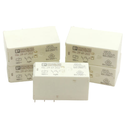 New Lot of 5 Phoenix Contact 2961202 Relay, 2 C.O. 250VAC/DC 8A Contact 110VDC Coil