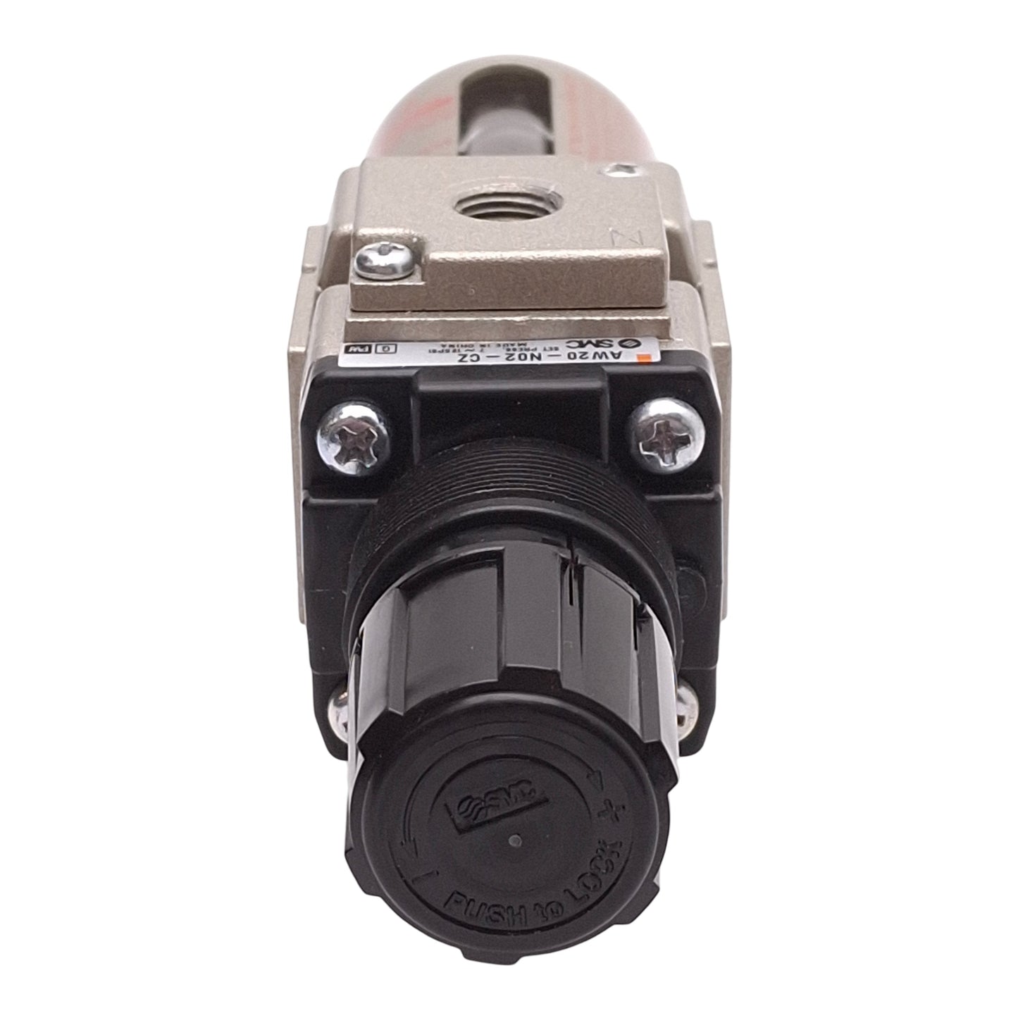 SMC AW20-N02-CZ Filter Regulator, 7-125PSI Set, 5µm Filtration, 1/4in NPT