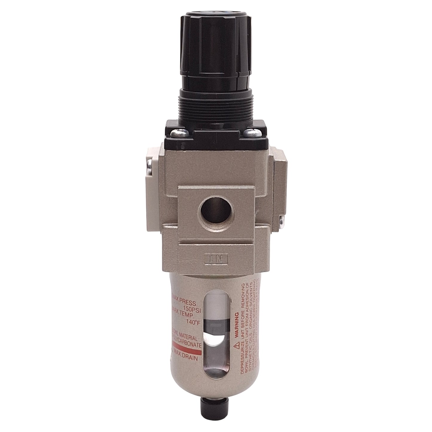 SMC AW20-N02-CZ Filter Regulator, 7-125PSI Set, 5µm Filtration, 1/4in NPT