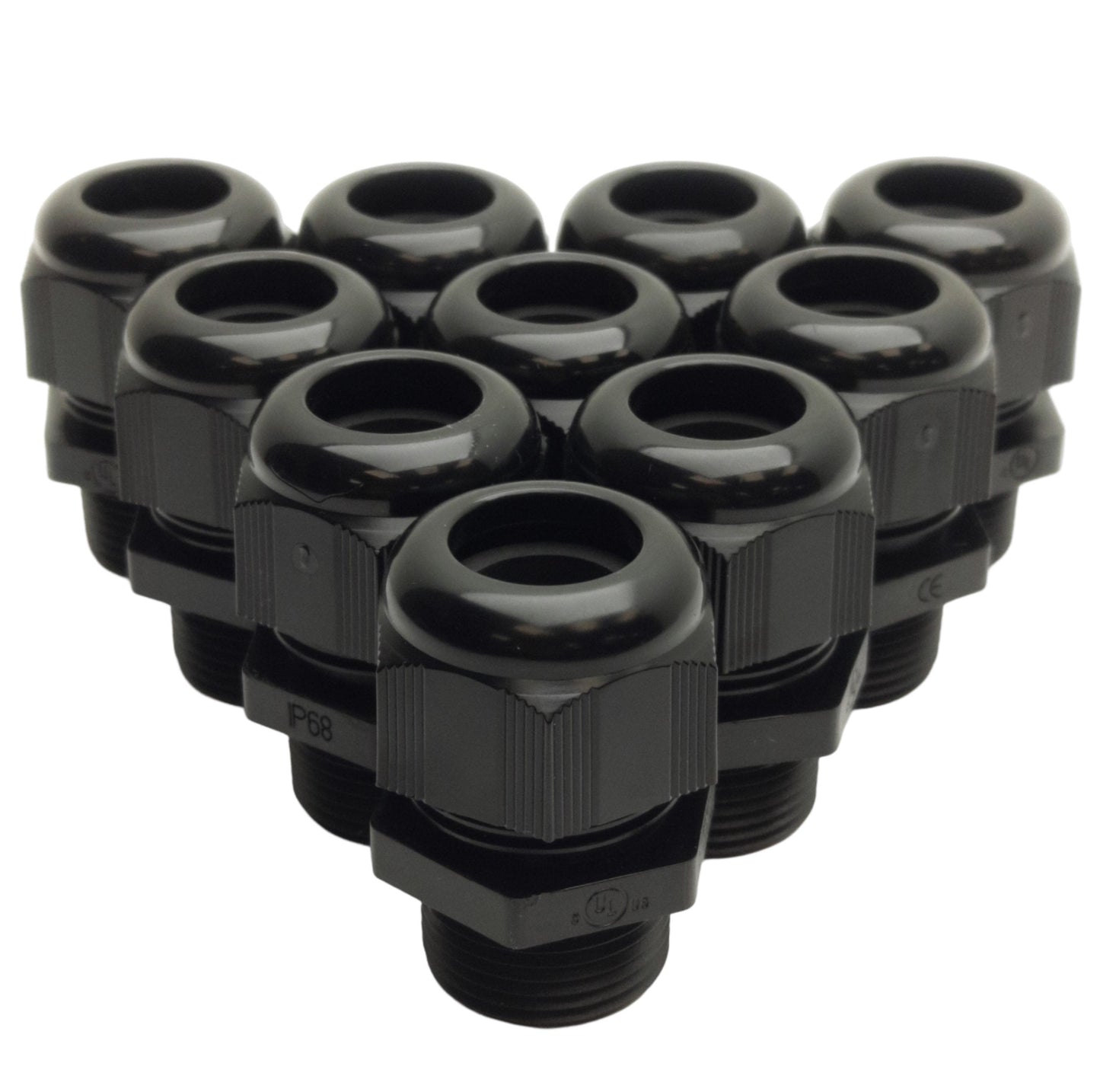 New Lot of 10 Altech 5308922 Cable Gland, 3/4in NPT, ø9-18mm Cable Clamping Range