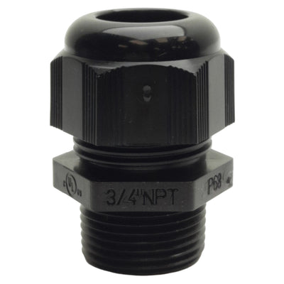 New Lot of 10 Altech 5308922 Cable Gland, 3/4in NPT, ø9-18mm Cable Clamping Range