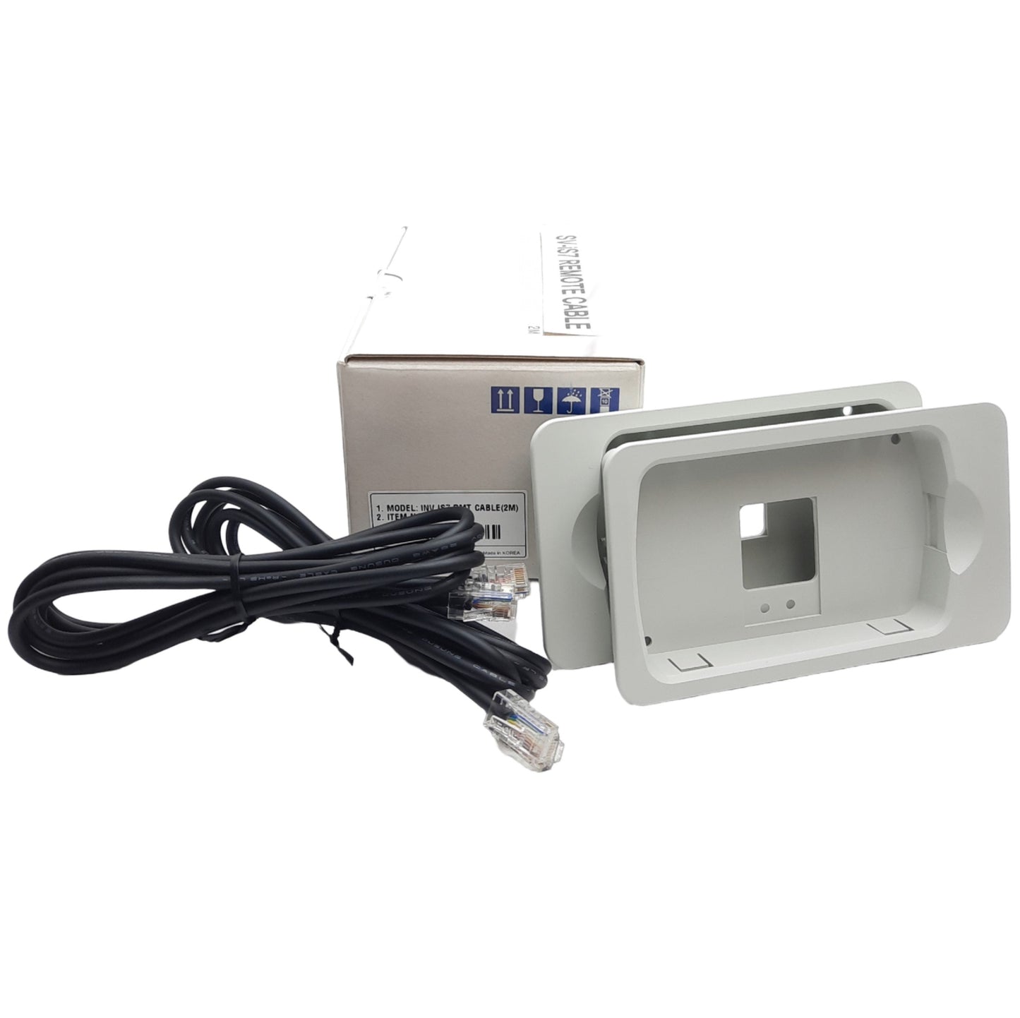 New Lot of 2 LS Electric 64110009 Cable For LCD Keypad, 2m, RJ45 Male, With Bezel