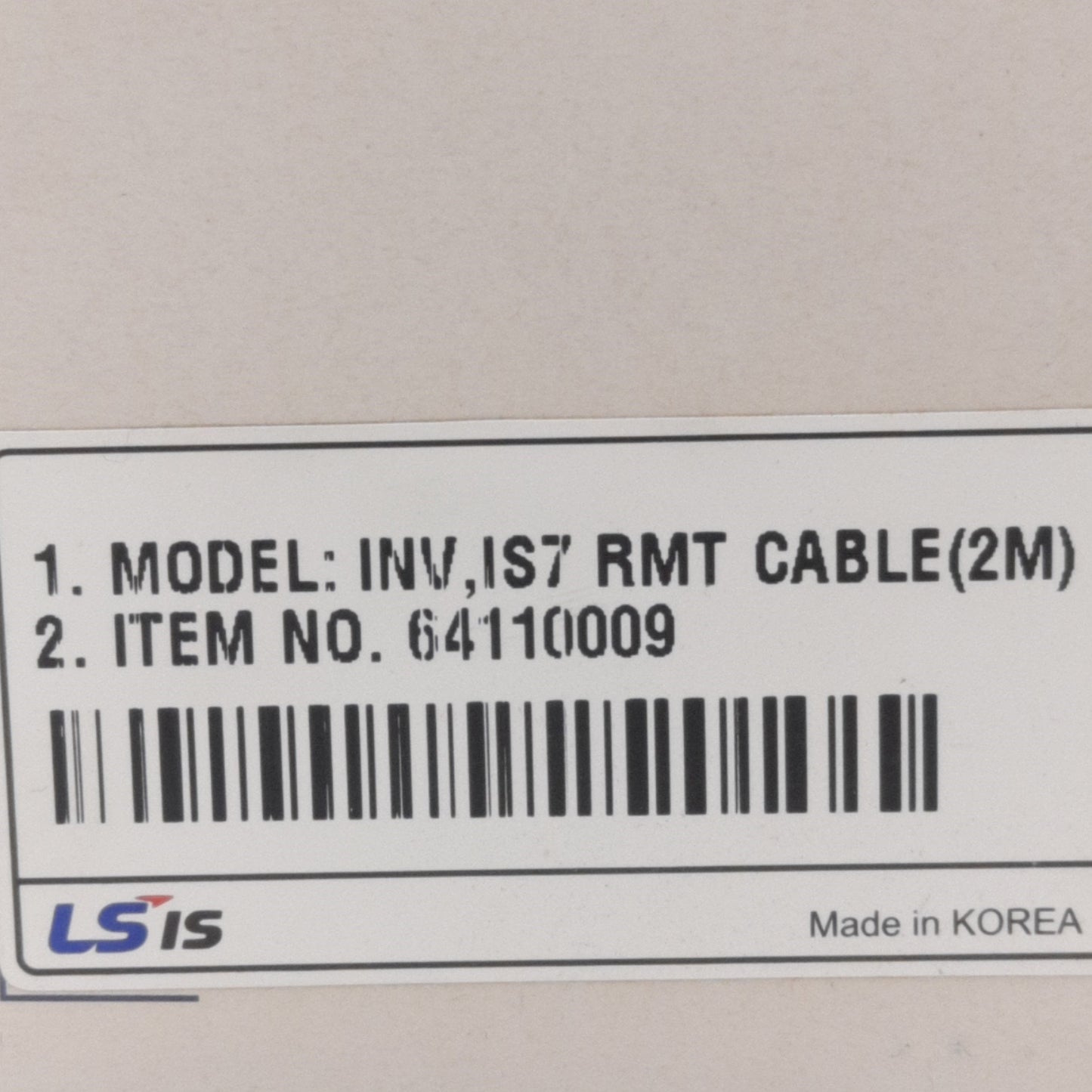 New Lot of 2 LS Electric 64110009 Cable For LCD Keypad, 2m, RJ45 Male, With Bezel