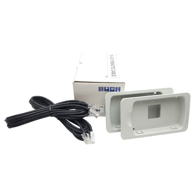 New Lot of 2 LS Electric 64110010 Cable For LCD Keypad, 3m, RJ45 Male, With Bezel