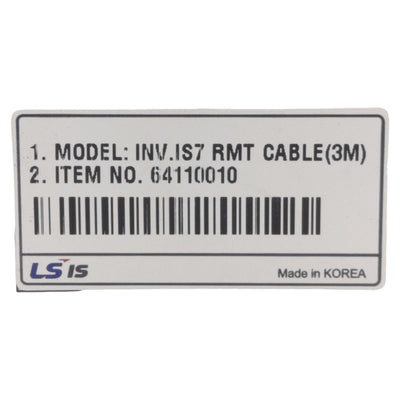 New Lot of 2 LS Electric 64110010 Cable For LCD Keypad, 3m, RJ45 Male, With Bezel