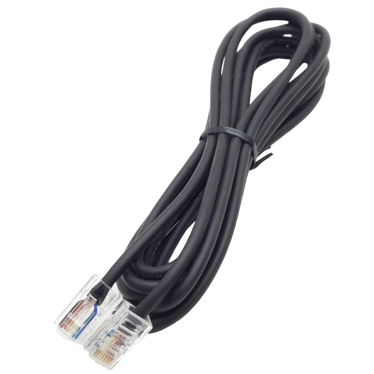 New Lot of 2 LS Electric 64110010 Cable For LCD Keypad, 3m, RJ45 Male, With Bezel