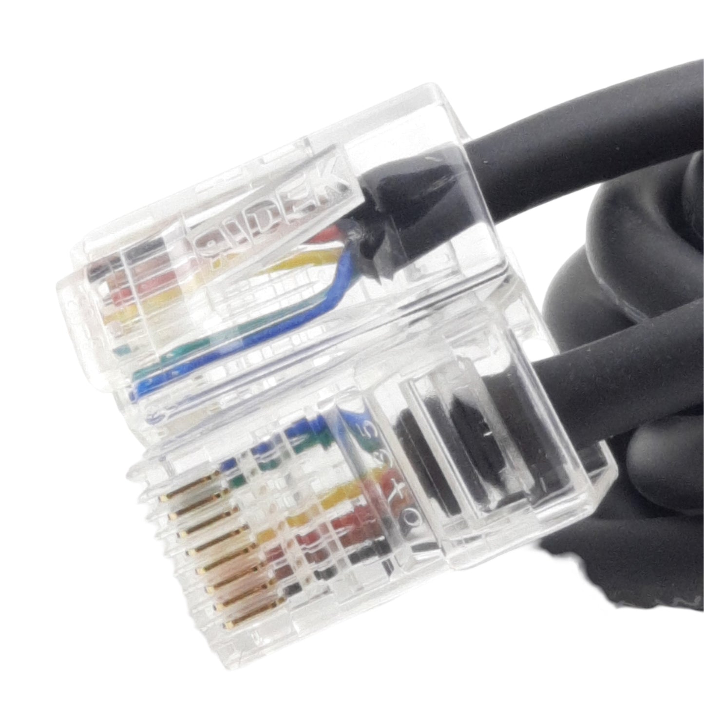 New Lot of 2 LS Electric 64110010 Cable For LCD Keypad, 3m, RJ45 Male, With Bezel