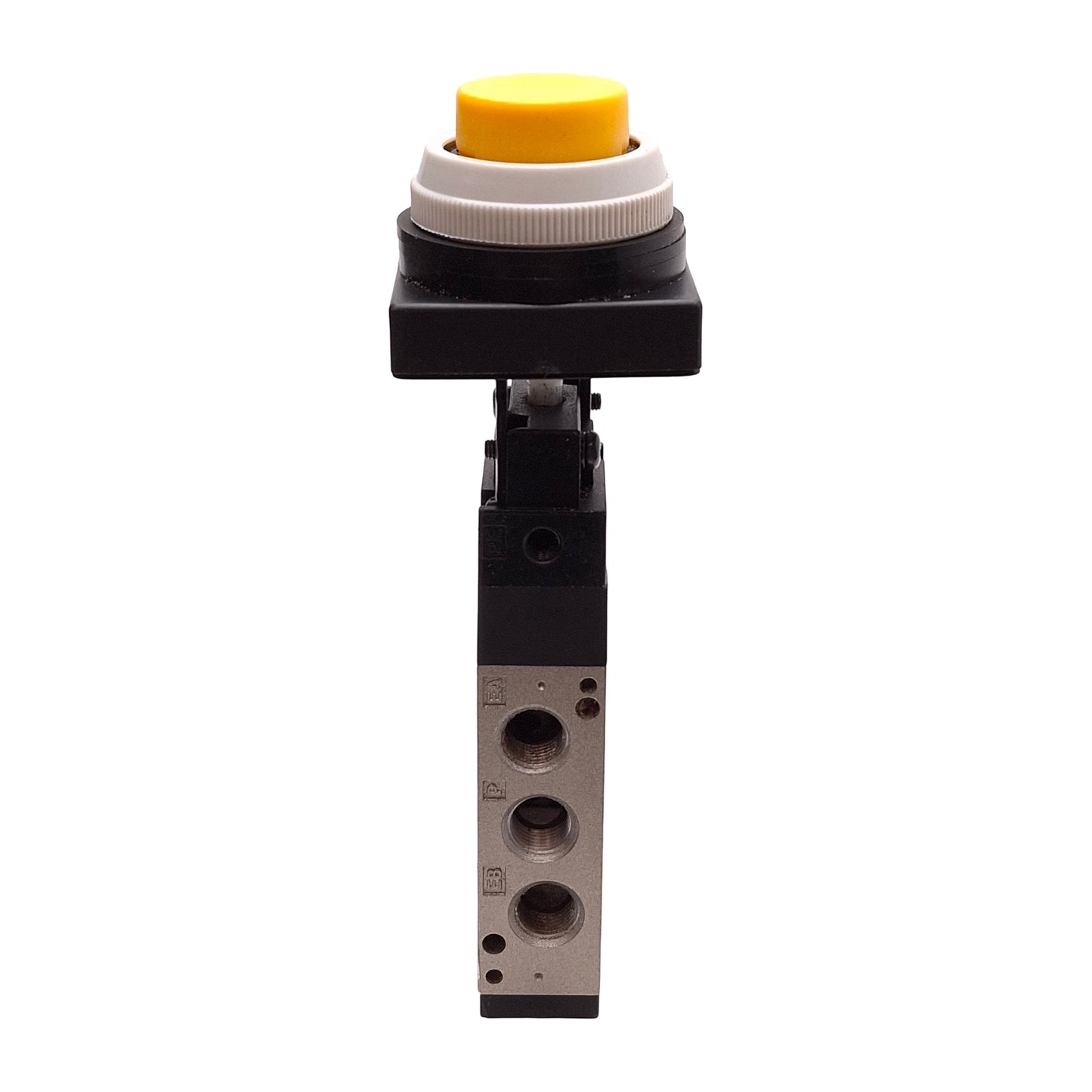 Used SMC VZM450-01-32Y Momentary Pushbutton Pneumatic Valve, 0.15-1.0MPa, Rc1/8