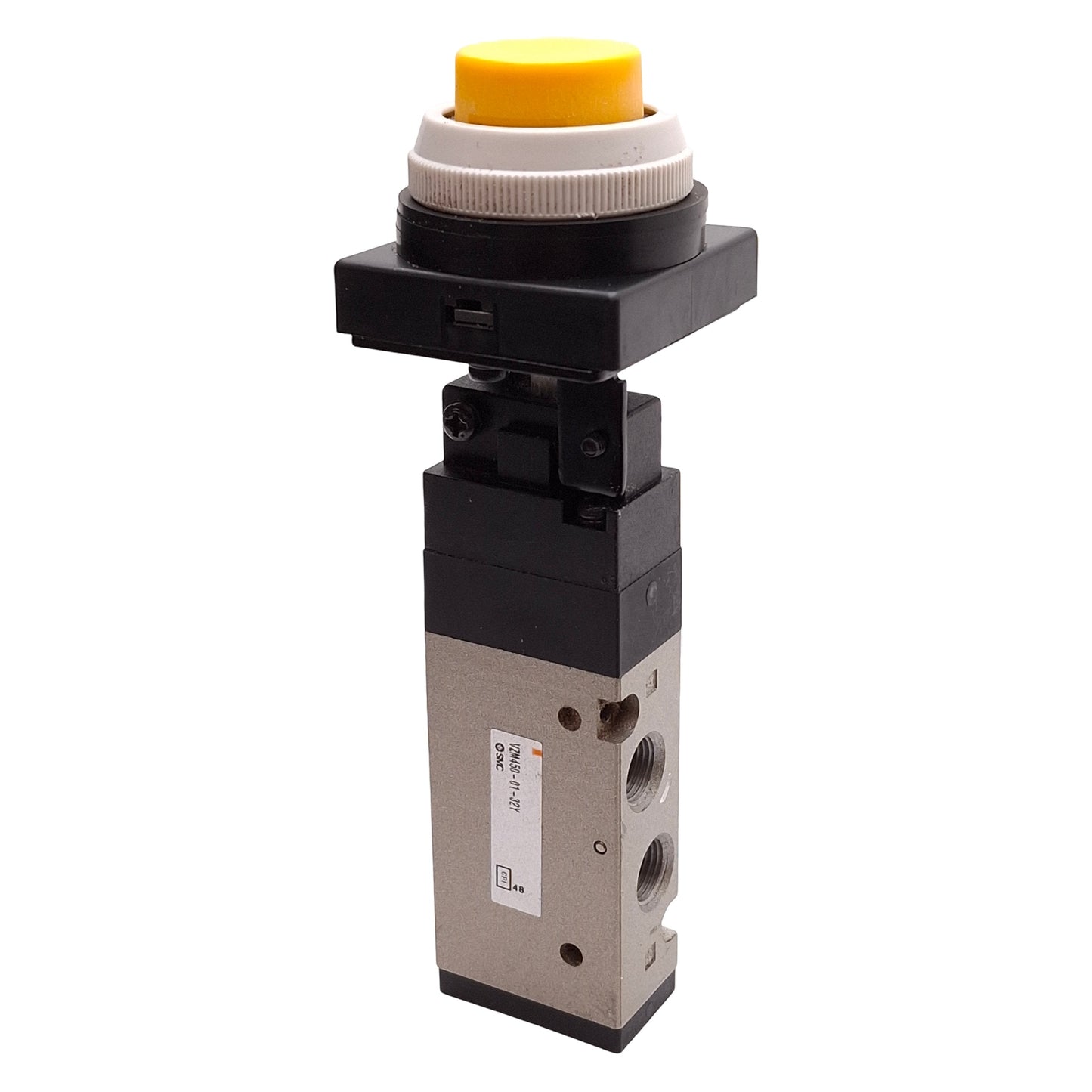 Used SMC VZM450-01-32Y Momentary Pushbutton Pneumatic Valve, 0.15-1.0MPa, Rc1/8