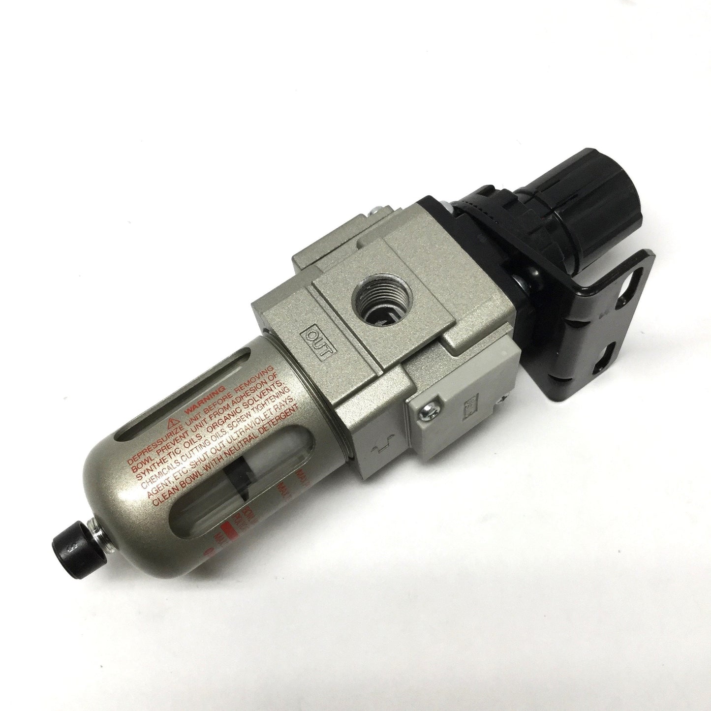 Used SMC AW20-02B-C Pneumatic Filter/Regulator 0.05-0.85MPa Set Pressure, Rc 1/4"