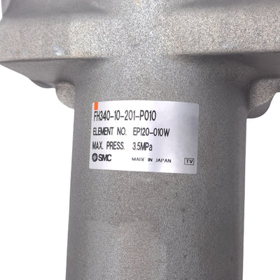 New SMC FH340-10-201-P010 Hydraulic Line Filter, 1-1/4 Rc, 10µm Filtration, 3.5 MPa