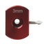 Used Excelitas 019-01050 Omnicure Light Guide Adaptor 3mm (Red), ø5mm x 20mm