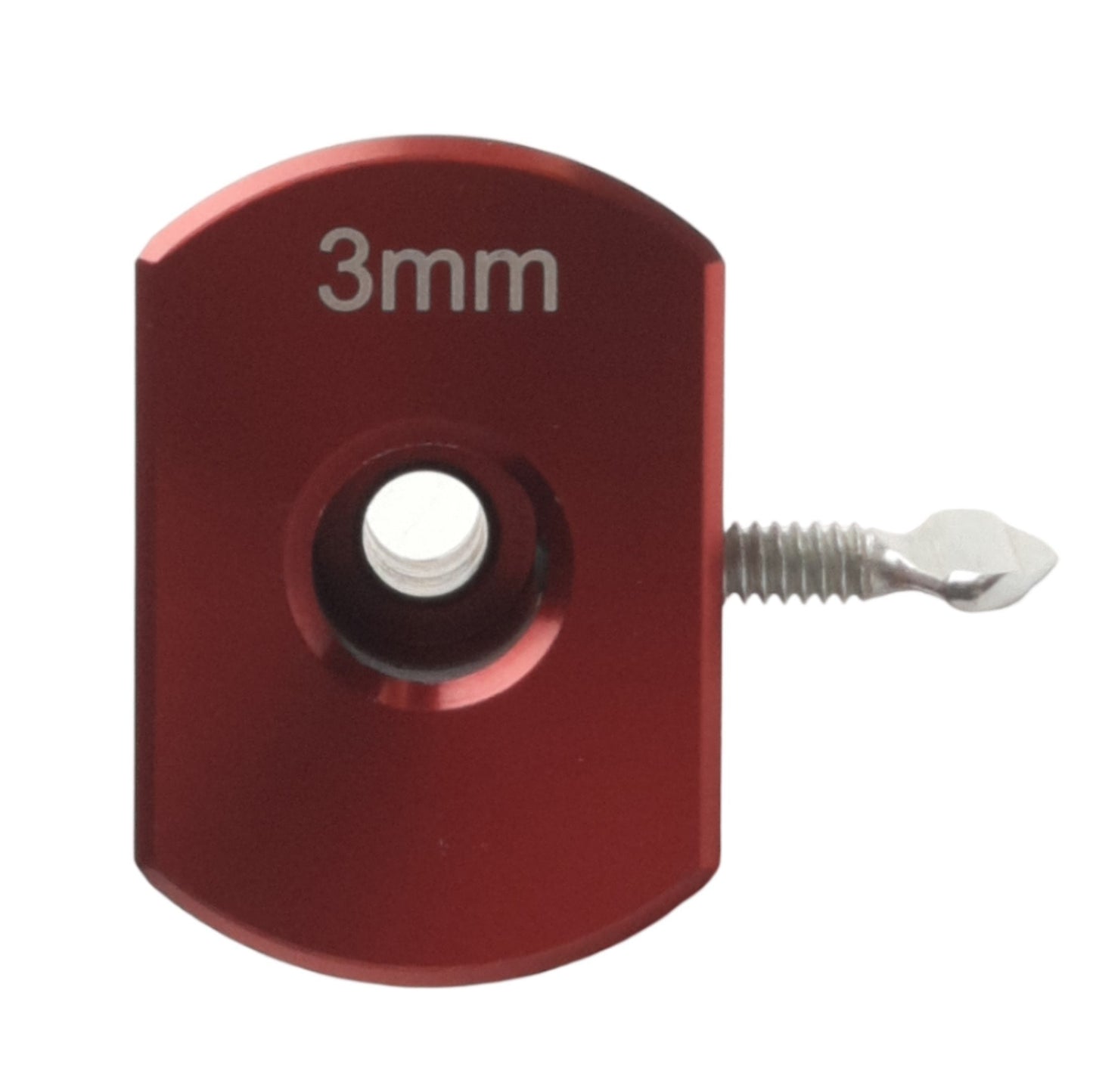 Used Excelitas 019-01050 Omnicure Light Guide Adaptor 3mm (Red), ø5mm x 20mm
