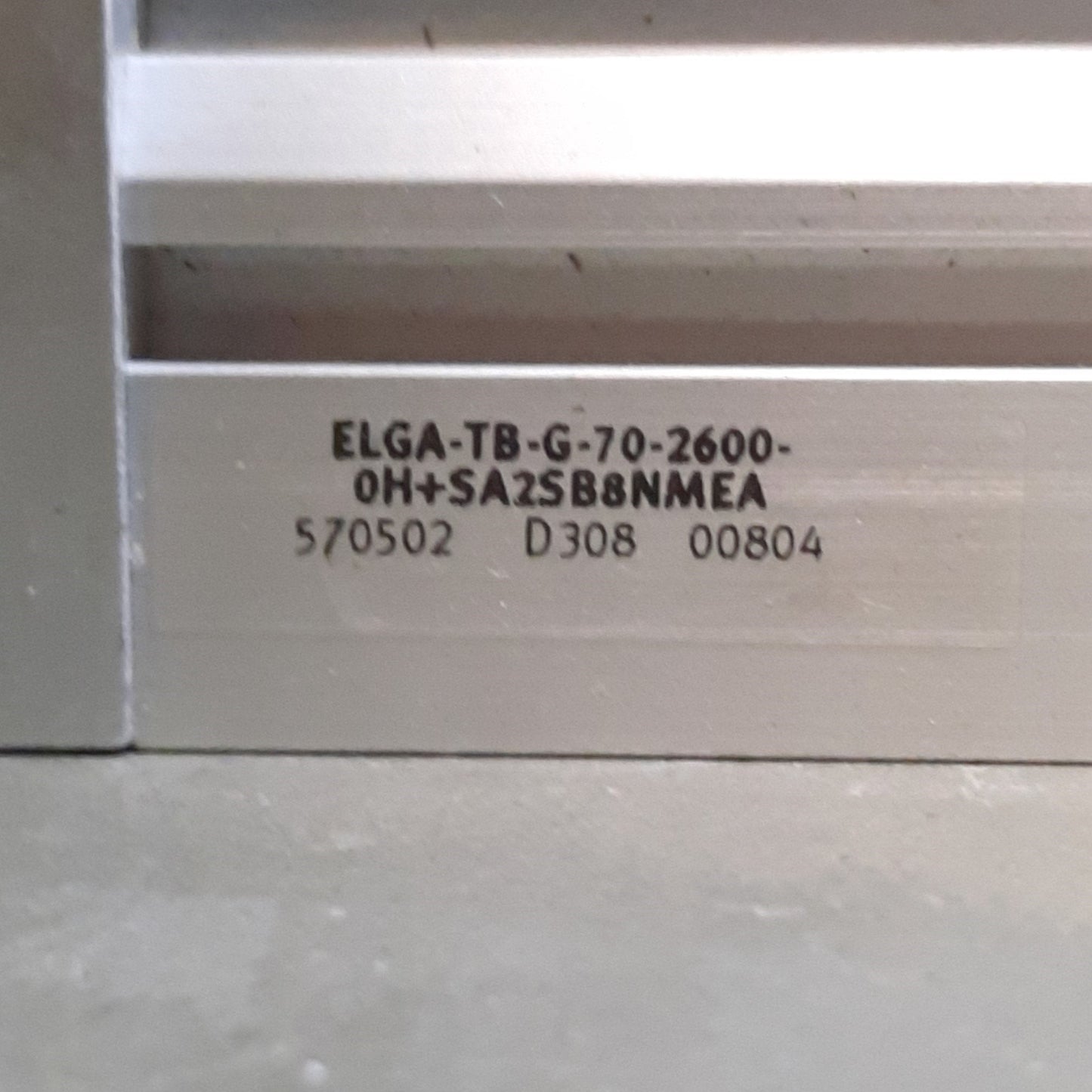 Used Festo ELGA-TB-G-70-2600-0H Belt Driven Linear Actuator, 2600mm, 5m/s, 400N
