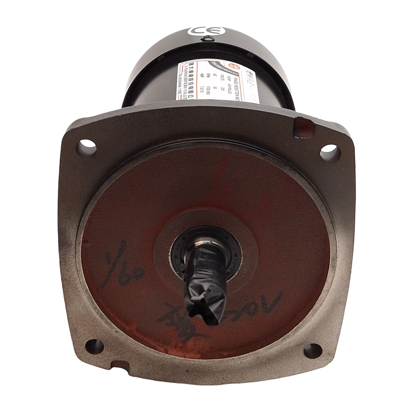 New – Open box I-TA Phase Induction Motor 60:1, 4/8 Poles, 220VAC 1.2/1.8A, 1/2HP, ø7/8in Shaft
