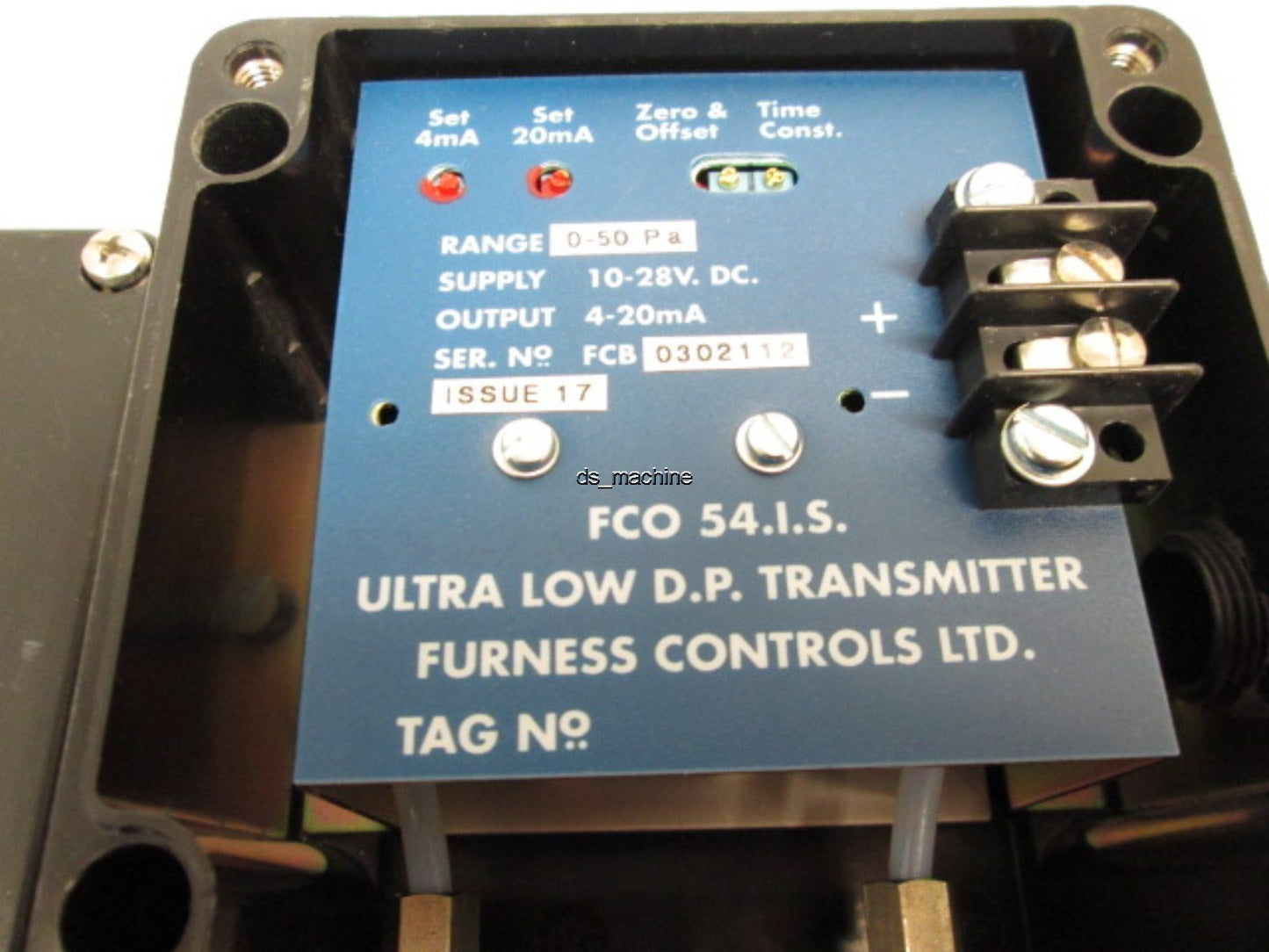 Used Furness Controls FC054 I.S. Ultra Low DP Transmitter 0-50Pa