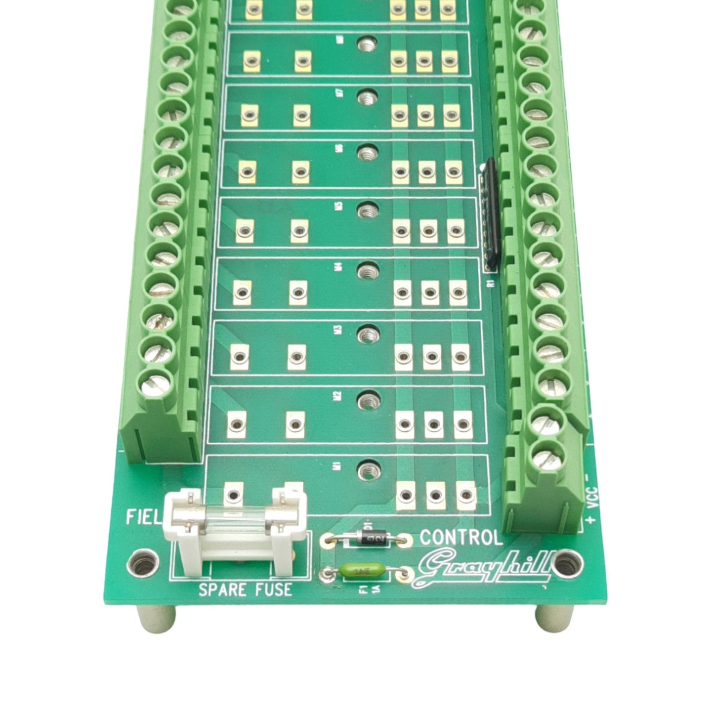 Used Grayhill 70GRCK16T I/O Relay Module Rack/Backplane, 16 Slot, 5-Pin Sockets