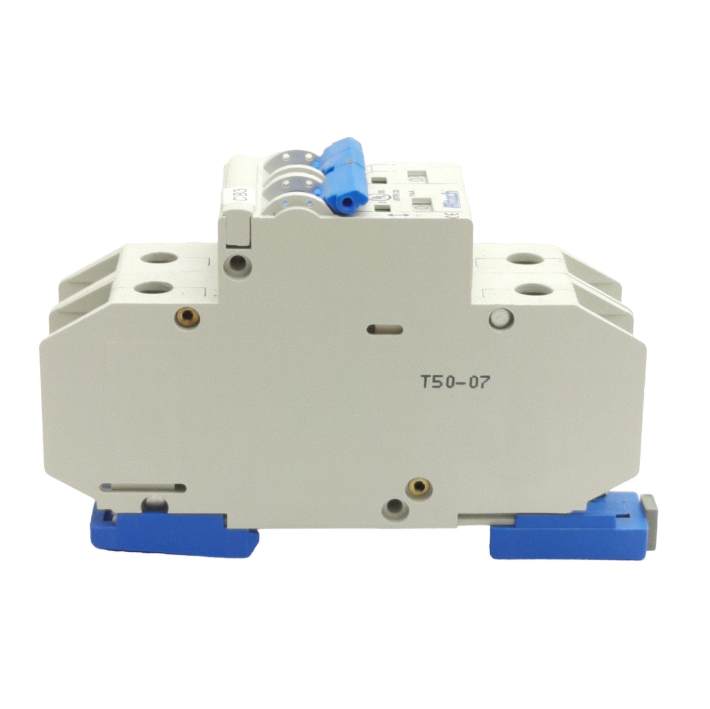 Used Altech 2DU10L Circuit Breaker, 2-Pole, 480Y/277VAC, 240VAC, 10A, DIN Mount