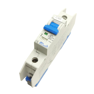 Used Altech 1DU15L Circuit Breaker, 1-Pole, 480Y/277VAC, 240VAC, 15A, DIN Mount