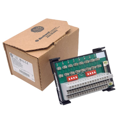 New Allen Bradley 1492-AIFM8-F-5 Fusible Analog Interface Module, 8-Channel, D-Sub