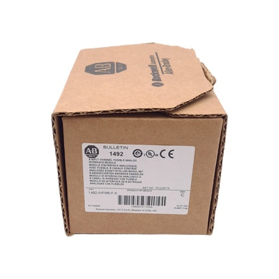 New Allen Bradley 1492-AIFM8-F-5 Fusible Analog Interface Module, 8-Channel, D-Sub