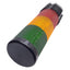 Used Federal Signal LSB-120-RAG Indicator Light Tower, Red/Amber/Green, ø4in, 120VAC