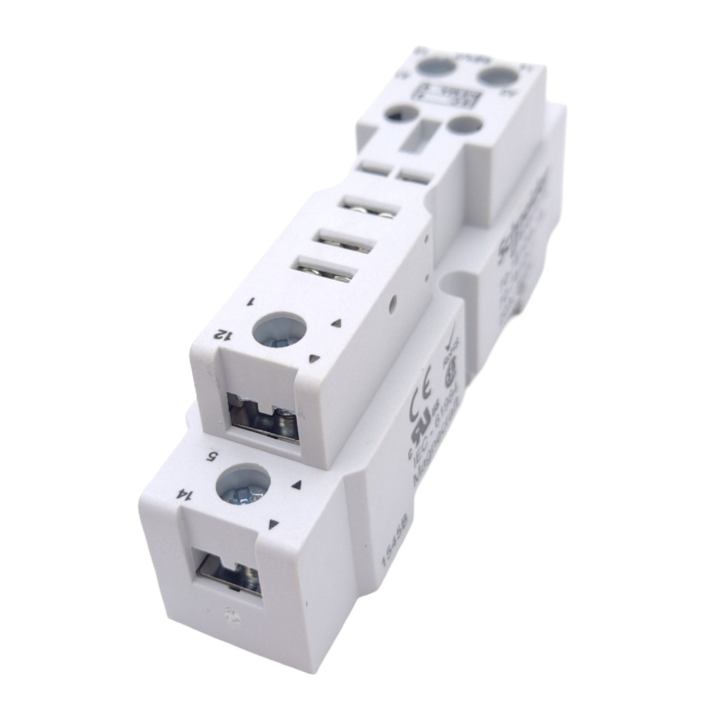 New Lot of 3 Schneider Electric 70-781D5-1A Relay Sockets, 5-Pin, 300V 20A, DIN