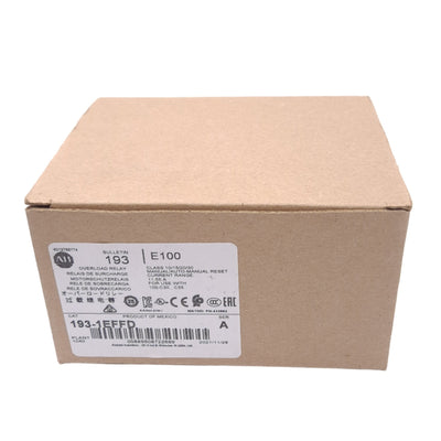New Allen Bradley 193-1EFFD Overload Relay for 100-C Series, 11-55A, 3-Phase, 690VAC