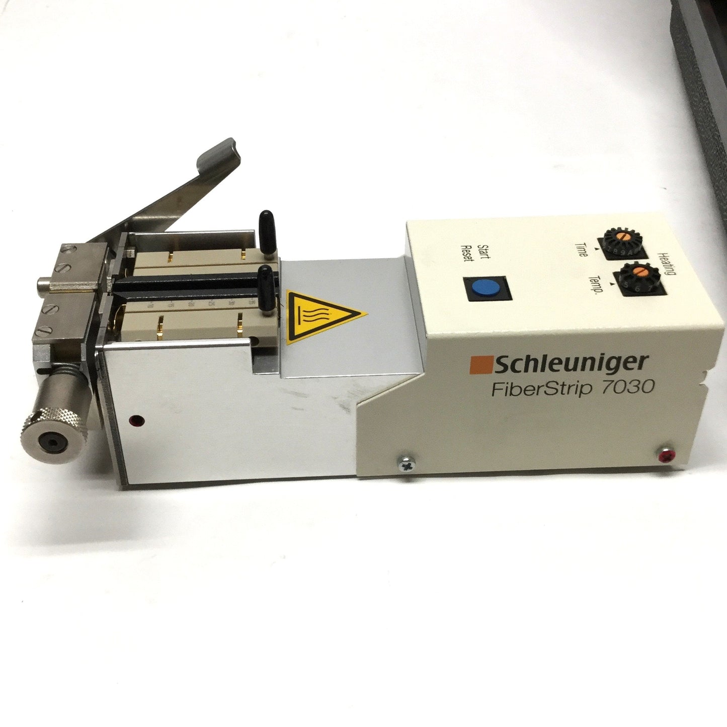 Used Schleuniger FiberStrip 7030 Hot Jacket Single Glass Fiber Stripping Machine