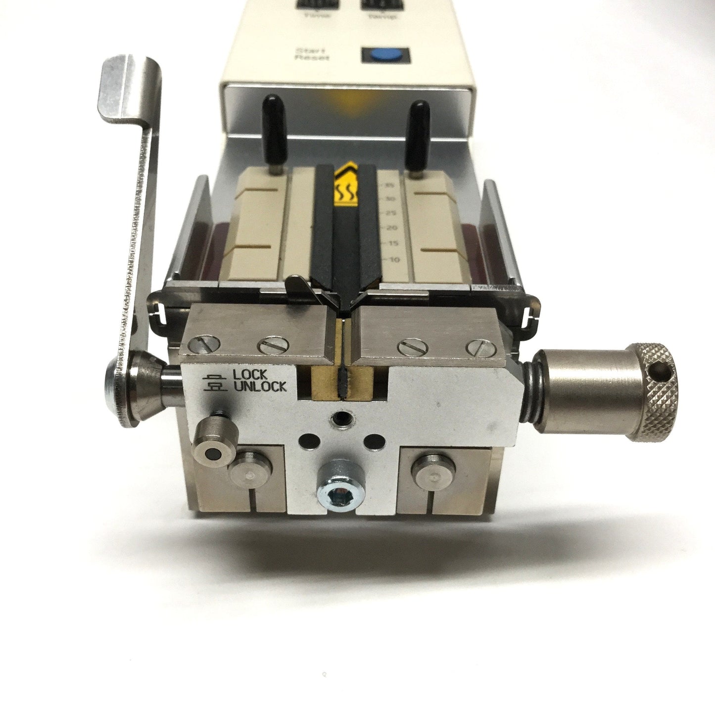 Used Schleuniger FiberStrip 7030 Hot Jacket Single Glass Fiber Stripping Machine