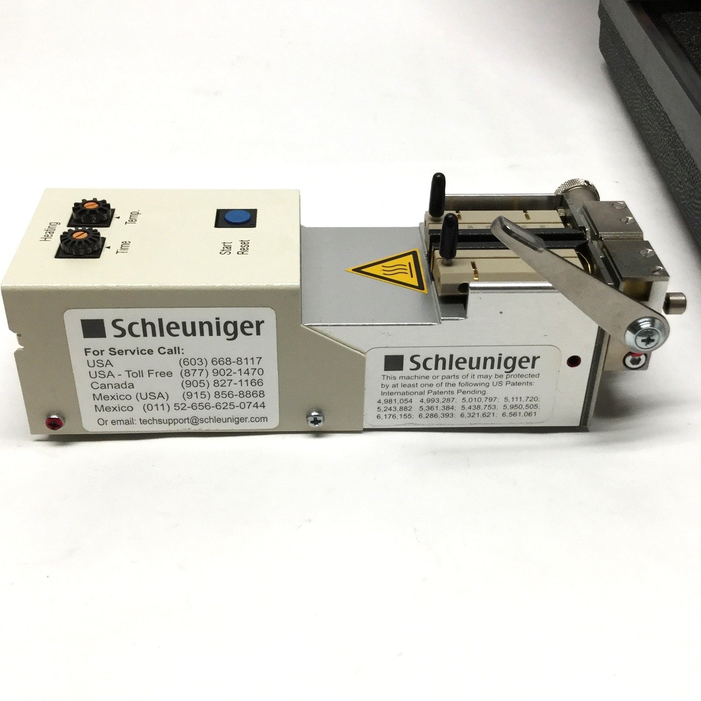 Used Schleuniger FiberStrip 7030 Hot Jacket Single Glass Fiber Stripping Machine