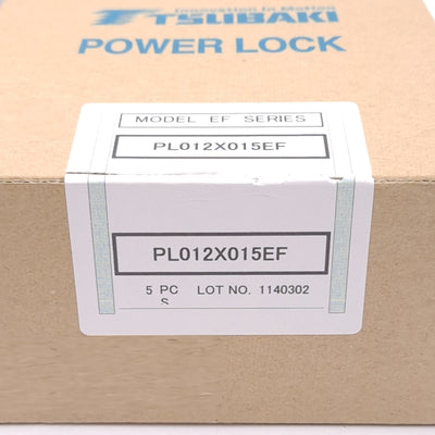 New Tsubaki PL012X015EF Power-Lock Shaft Locking Device, ø0.472in Shaft, M4x16